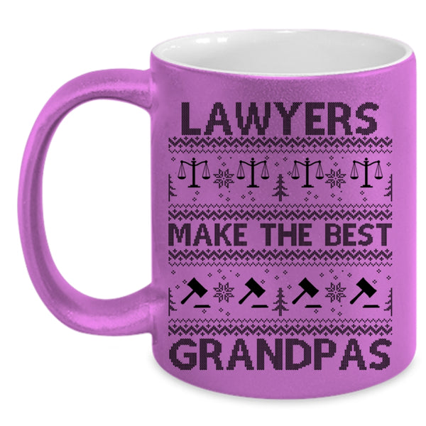 Christmas For Lawyer Coffee Mug, Lawyers Make The Best Grandpas Accent Mug