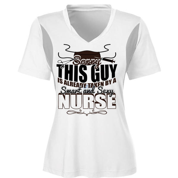 This Guy Is Already Taken By A Smart Nurse T Shirt, I Love Nursing T Shirt, Awesome T-Shirts