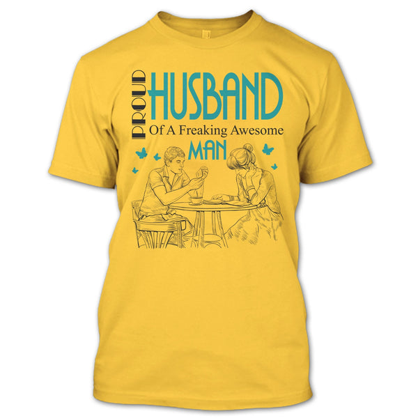 Proud Husband T Shirt, Love T Shirt