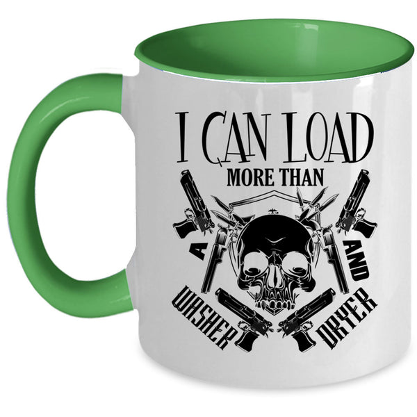 Cool Hunter Coffee Mug, I Can Load More Than Washer Dryer Accent Mug