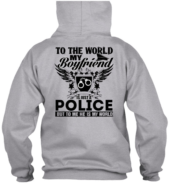 My Boyfriend Is Just A Police T Shirt, I Love Police T Shirt
