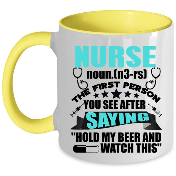 Best Gift For Nurse Coffee Mug, Nurse Accent Mug