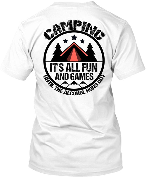 A black t-shirt with the shopify logo