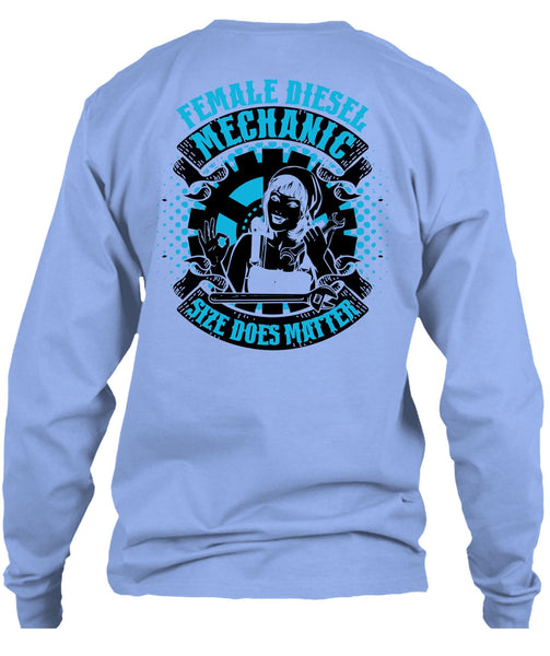Female Diesel Mechanic T Shirt, I Love Mechanic T Shirt