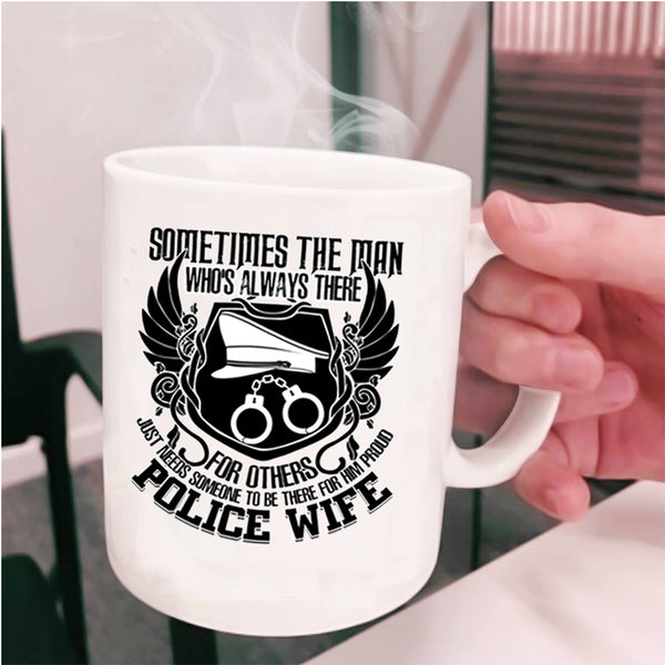 Best Gift For Police Wife Coffee Mug, Proud Police Wife Cup