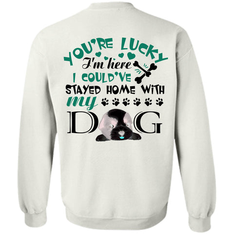 A black t-shirt with the shopify logo