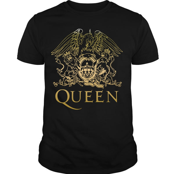 A black t-shirt with the shopify logo