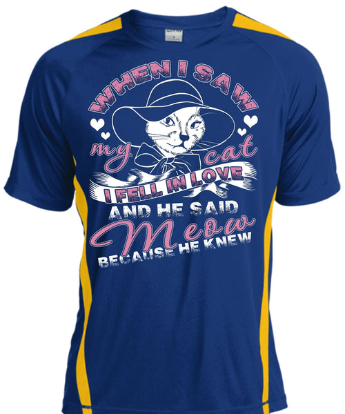 He Said Meow T Shirt, I Saw My Cat T Shirt, Cool Shirt
