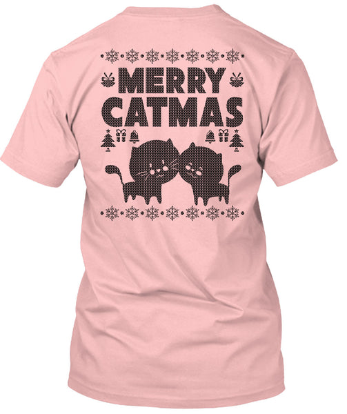 Merry Catmas T Shirt, Noel Christmas T Shirt