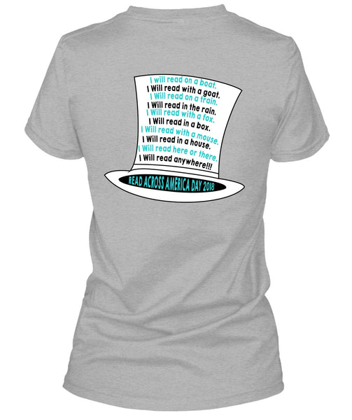 The Cat in the Hat T Shirt, I Will Read With A Goat T Shirt, Read Across America Day 2018 T Shirt