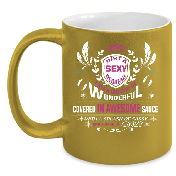 I Am Not Just A Redhead Coffee Mug, Crazy Hairstylist Coffee Cup