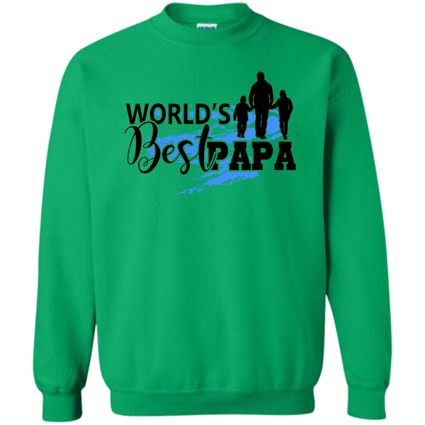 Gift For Papa T Shirt, World's Best Papa Sweatshirt