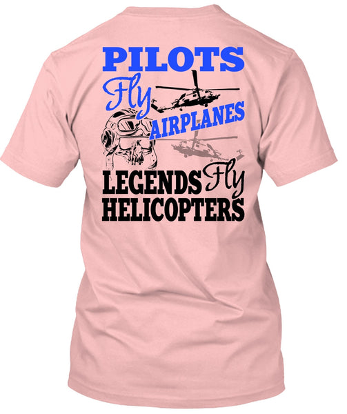 Pilots Fly Airplanes T Shirt, I Love Pilot T Shirt