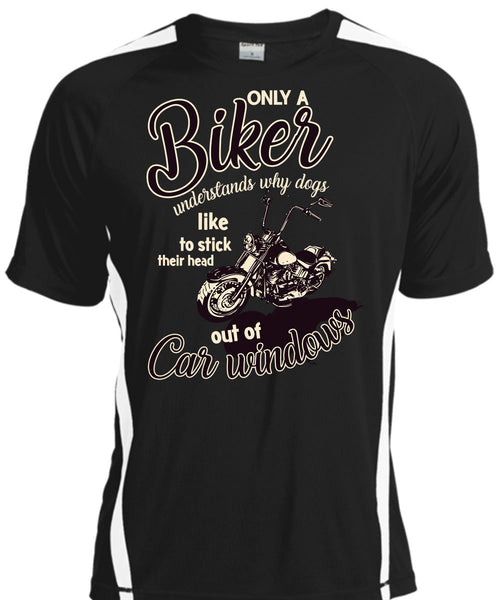 A black t-shirt with the shopify logo