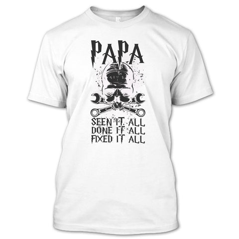 A black t-shirt with the shopify logo