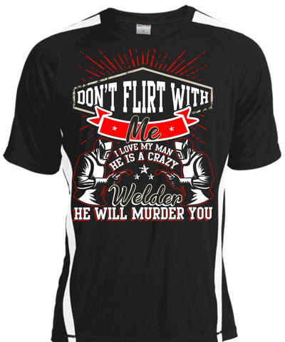 A black t-shirt with the shopify logo