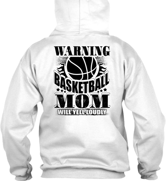 Warning Basketball Mom T Shirt, I Love Basketball T Shirt