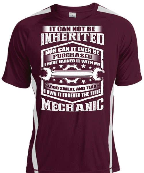 It Forever The Title Mechanic T Shirt, Blood Sweat And Tears T Shirt, Cool Shirt