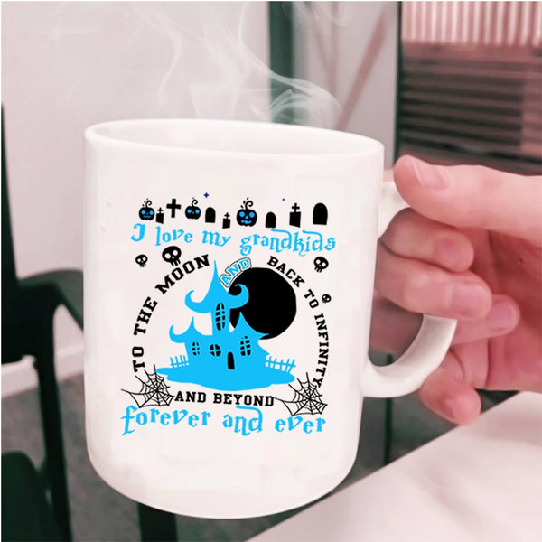Cute Gift For Grandparent Coffee Mug, I Love My Grandkids Cup