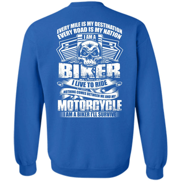 My Motorcycle T Shirt, I Love Biking Sweatshirt