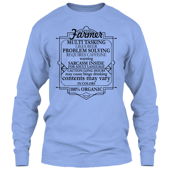 Farmer Multi Tasking T Shirt, Coolest Farmer T Shirt