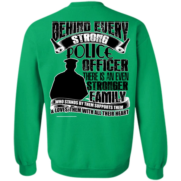 I Love Police T Shirt, Strong Police Officer Sweatshirt