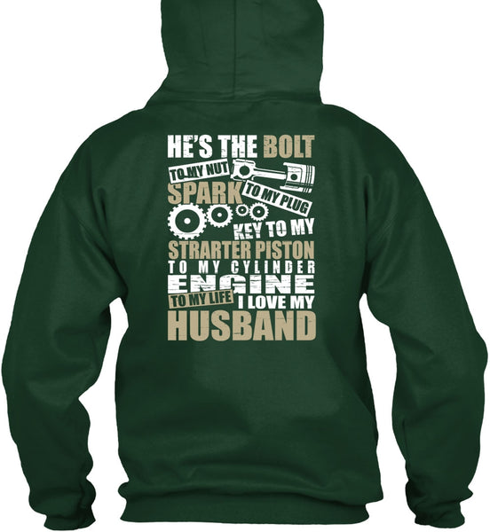 I Love My Husband T Shirt, He's The Bolt T Shirt