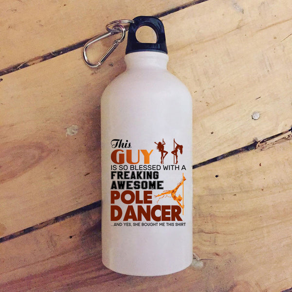 Freaking Awesome Pole Dancer 20 oz Stainless Steel Bottle,Gift For Husband Outdoor Sports Water Bottle