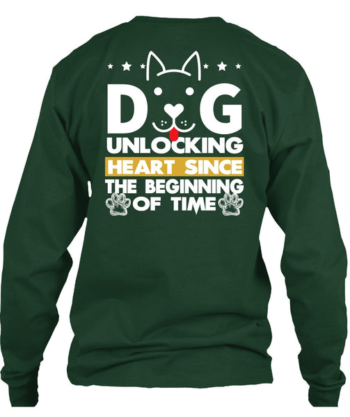 Dog Unlocking Heart T Shirt, My Favorite T Shirt