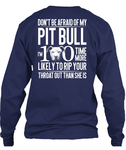 Don't Be Afraid Of My Pit Bull T Shirt, My Love T Shirt