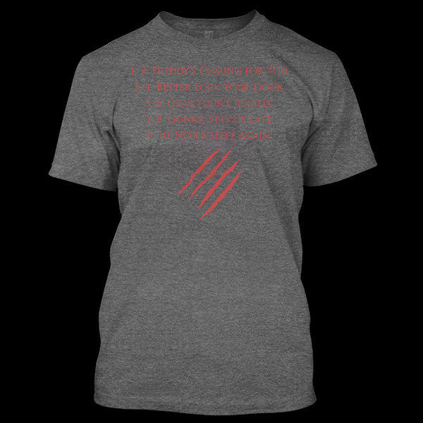 A black t-shirt with the shopify logo