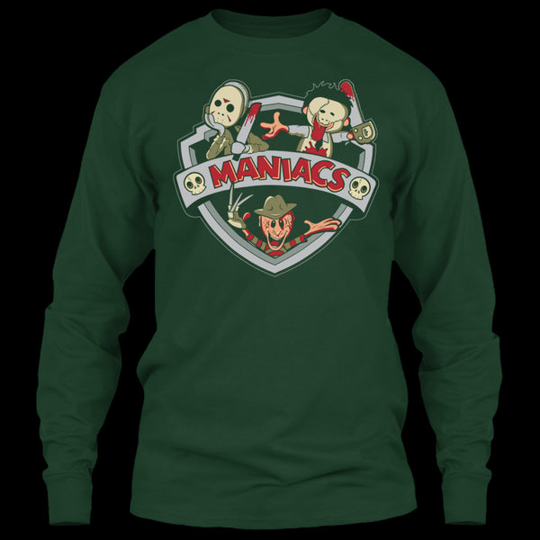 A black t-shirt with the shopify logo