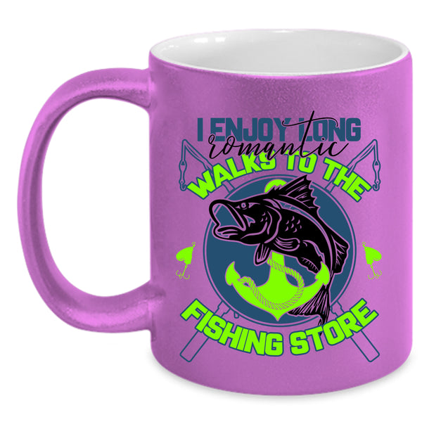 The Fishing Store Coffee Mug, I Enjoy Long Romantic Accent Mug