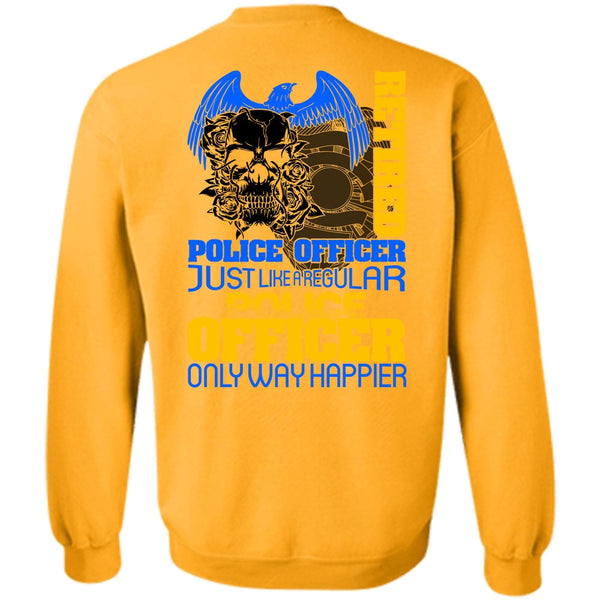 I Love Police T Shirt, Retired Police Officer Sweatshirt