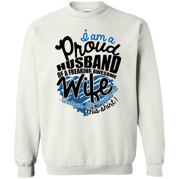 Just Married T Shirt, I Am A Proud Husband Sweatshirt