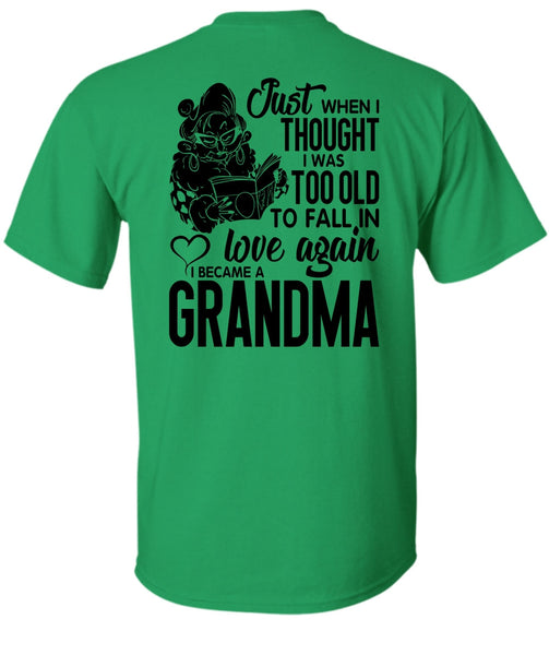 I Became A Grandma T Shirt, I Love Grandma T Shirt