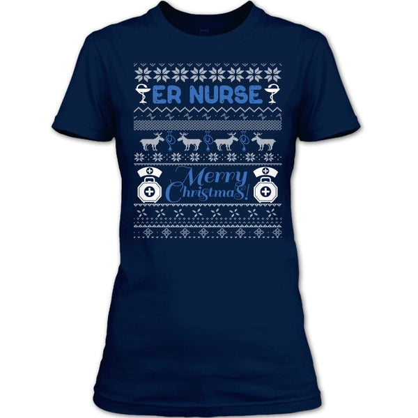 Er Nurse T Shirt, Merry Christmas T Shirt