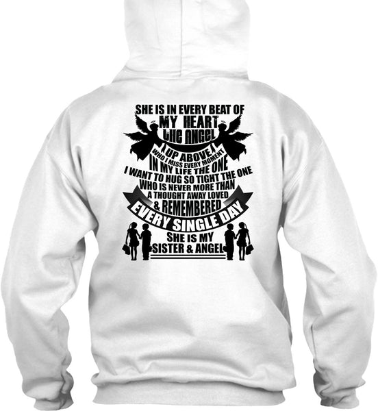 She Is My Sister And Angel T Shirt, I Love Sister T Shirt