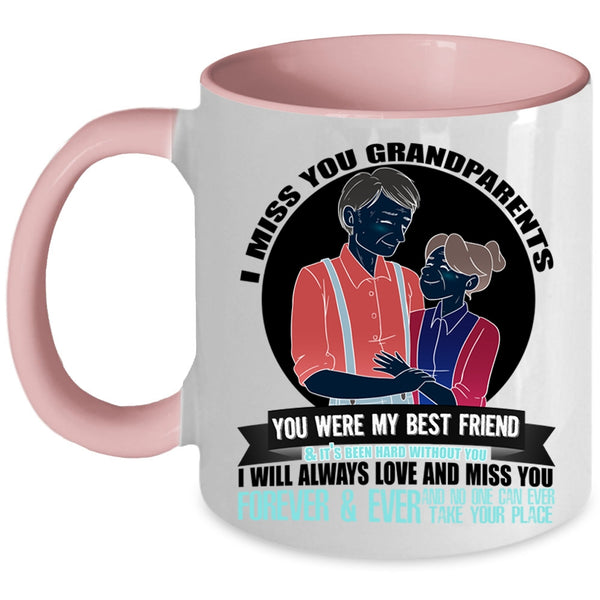 I Will Always Love And Miss You Coffee Mug, I Miss You Grandparents Accent Mug