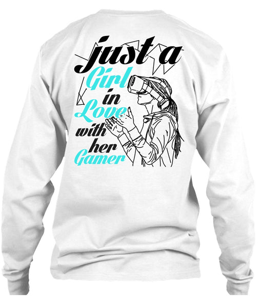 Just A Girl In Love With Her Gamer T Shirt, I Love Gaming T Shirt