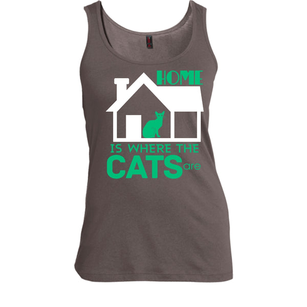 Home Is Where The Cats Shirt, Cool Cat Shirt