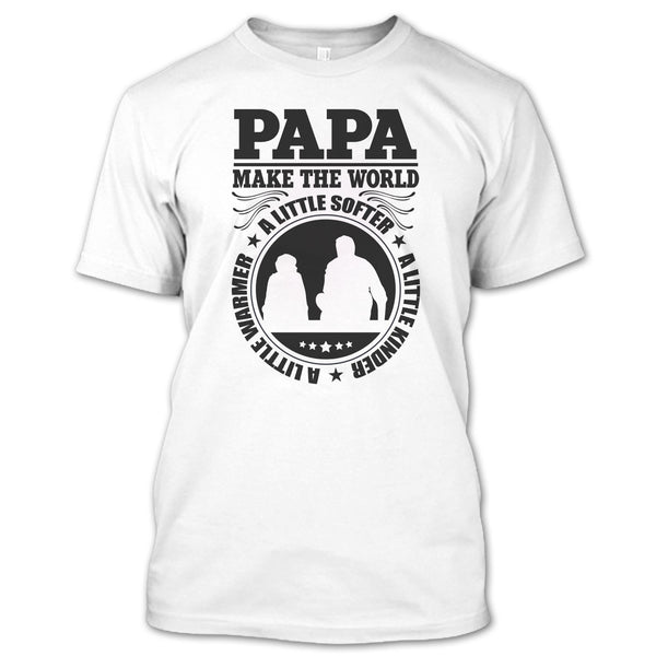 A black t-shirt with the shopify logo