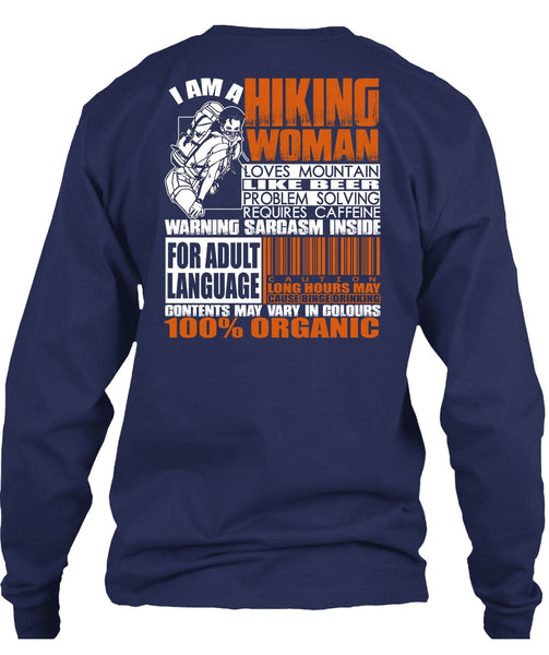 I Am A Hiking Woman T Shirt, Loves Mountain T Shirt