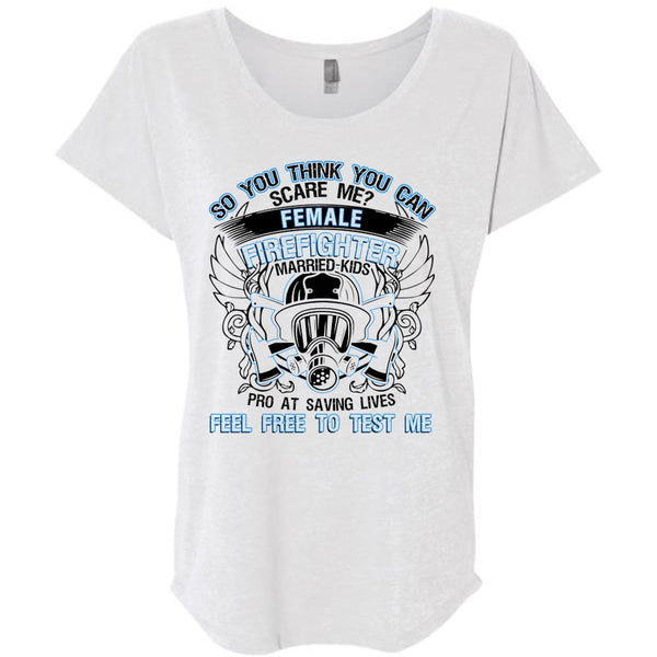 Female Firefighter Married Kids T Shirt, I Love Firefighter T Shirt, Awesome T-Shirts