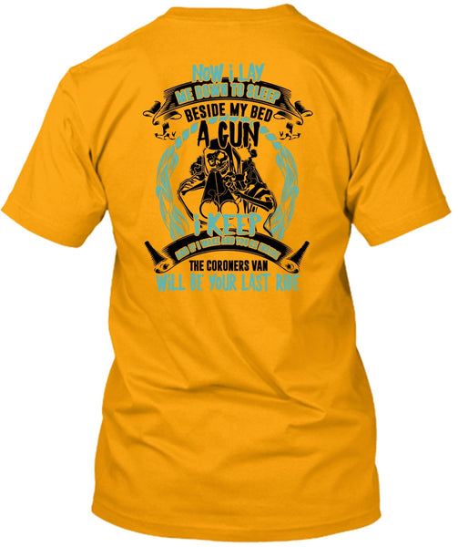 My Bed A Gun T Shirt, I Love Gunner T Shirt