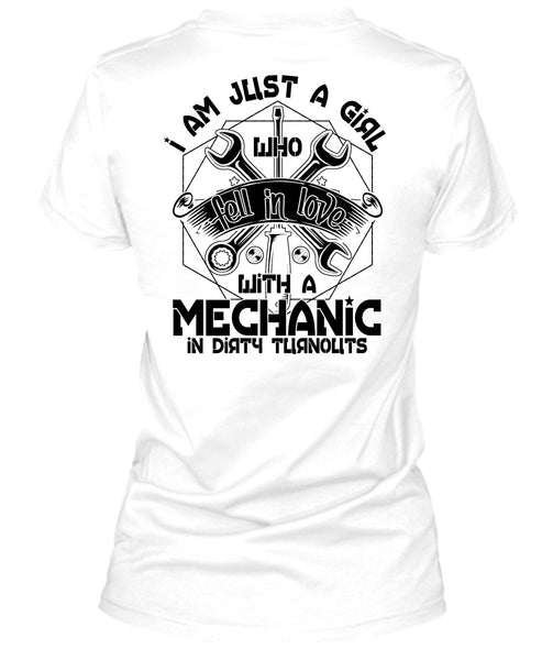 I Am Just A Girl T Shirt, I Love Mechanic T Shirt