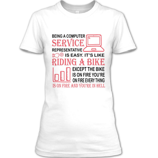 Being A Computer Service Representative T Shirt, Coolest Computer Service Representative T Shirt