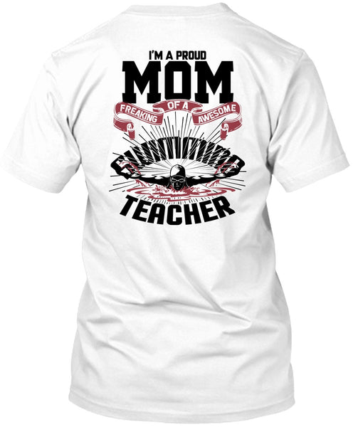 A black t-shirt with the shopify logo