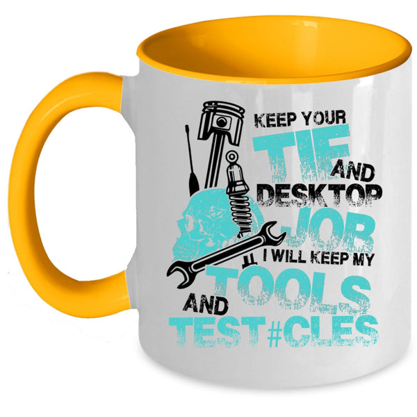 Cool Gift For My Husband Coffee Mug, Funny Mechanics Accent Mug