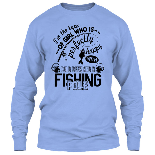 Pretty Happy With Cool Beer T Shirt, Coolest Fishing Lover T Shirt